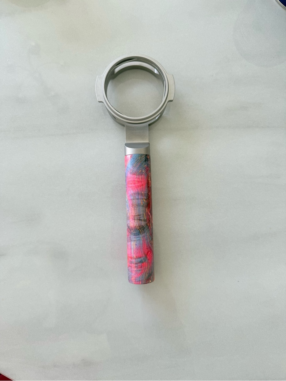 Colorful Swirl 58mm Portafilter Handle